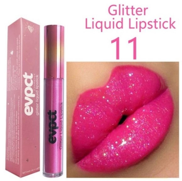 Women's Metallic liquid lipstick lip gloss glitter - Picture 10 of 10